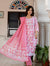 Blush Pink Floral Printed Kurta Set with Dupatta