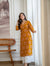Mustard Yellow Ajrakh Print Cotton Kurti