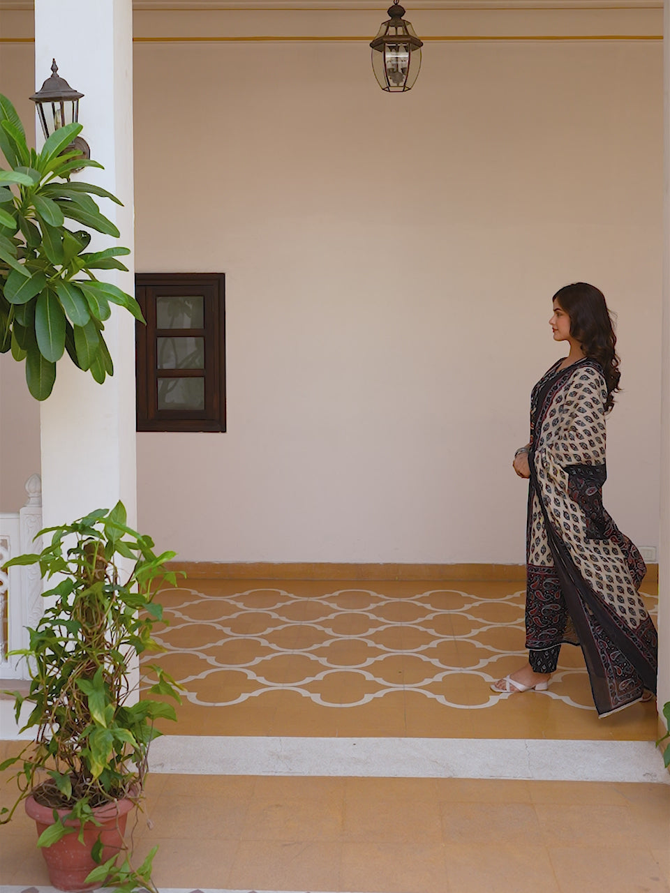Black Kurta Set